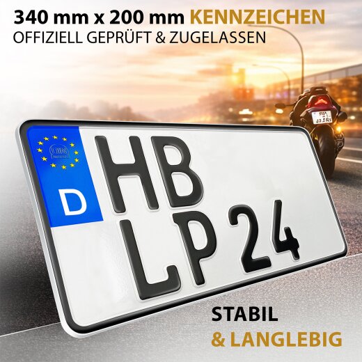 Einfach, schnell & günstig Autokennzeichen bestellen bei www.LP24.de