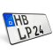 Kennzeichen 340x200 mm LKW PKW Quad SUV Anhänger Wunschkennzeichen DIN-zertifiziert 34x20cm Nummernschild