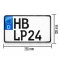 Leichtkraftrad Kennzeichen 255x130 mm Traktor Wunschkennzeichen Motorradkennzeichen Nummernschild