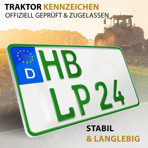 Einfach, schnell & günstig Autokennzeichen bestellen bei www.LP24.de