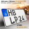 Einfach, schnell & günstig Autokennzeichen bestellen bei www.LP24.de