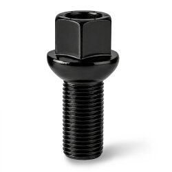 Radschrauben Schwarz Kugelbund R13 M14 x 1,5 x 27 mm SW17...
