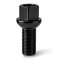 Radschrauben Schwarz Kugelbund R13 M14 x 1,5 x 27 mm SW17 für Audi VW Seat Skoda Ford