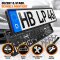 2x Kennzeichenhalter Auto Chrom Kennzeichenhalterung KFZ Kennzeichen EU 520mm x 110mm Halter Nummernschild Halterung PKW LKW Nummernschildhalter Nummernschildhalterung Kennzeichenverstärker Silber