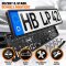 2x Kennzeichenhalter Auto Chrom Kennzeichenhalterung KFZ Kennzeichen EU 520mm x 110mm Halter Nummernschild Halterung PKW LKW Nummernschildhalter Nummernschildhalterung Kennzeichenverstärker Silber