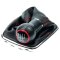 Schaltsack Schaltmanschette Naht ROT Schaltknauf VW Golf 4 IV VW Bora Chrom-Rahmen 12mm