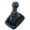 Schaltsack Schaltmanschette Naht Rot Schaltknauf für VW Golf 4 IV VW Bora + Rahmen Schwarz 12 mm