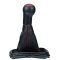 Schaltsack Schaltmanschette Naht Rot Schaltknauf für VW Golf 4 IV VW Bora + Rahmen Schwarz 12 mm