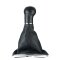 Schaltsack Schaltmanschette Schaltknauf 6-Gang für VW Golf 4 IV VW Bora mit Chrom Rahmen 12 mm