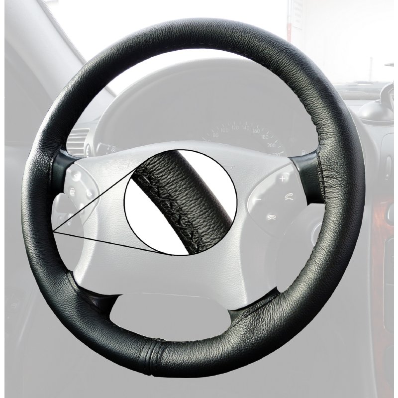 Auto Lenkradbezug Lenkrad Abdeckung Lenkradschoner PU Leder Steering Wheel  Cover